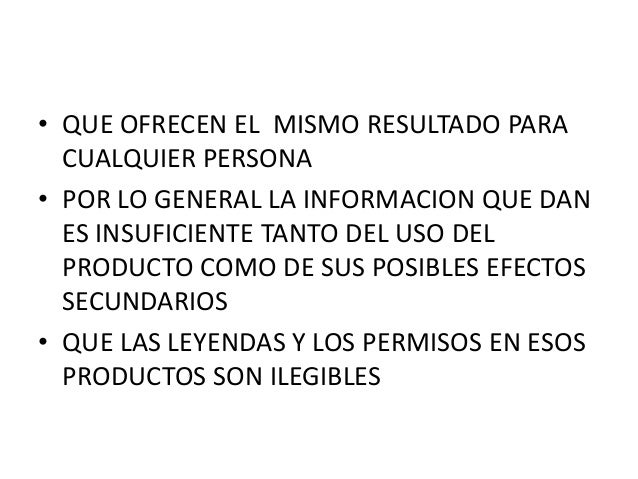 Productos milagro para adelgazar profeco puebla